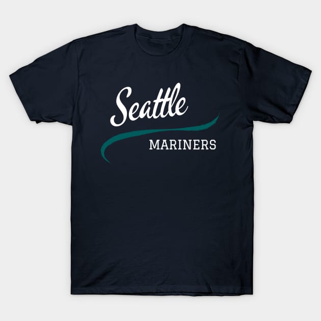 Mariners Retro T-Shirt by CityTeeDesigns